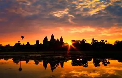 Sunset  Angkor Wat